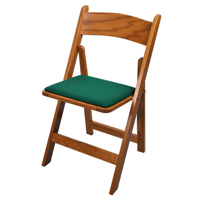 Chaise pliante en chêne