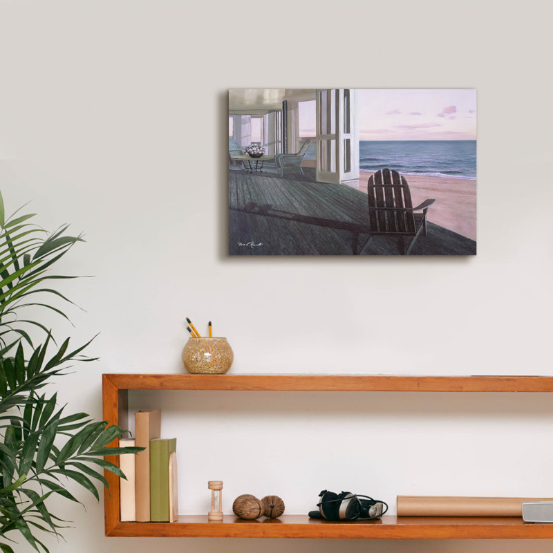 «Beach House» par Diane Romanello, H 12 po x l 18 po x P 0,75 po