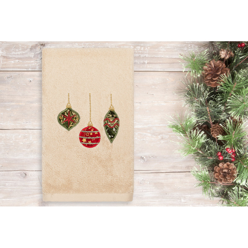 Christmas Hand Towels Midweight Hand Towel, Sand