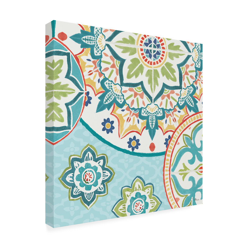 Toile d'extérieur «Colorful Journey II» Mabery Pela Studio, H 35 po x l 35 po x P 1,5 po