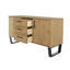 Euda large sideboard, 3 Drawer, 2 door, industrial design pine sideboard-796412417