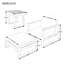 Chaise longue avec repose-pieds en bois d'acacia-1082079080