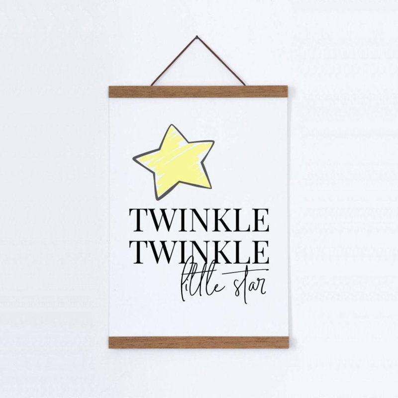 Twinkle Twinkle Little Star - Single Picture Frame Print, 41 cm H x 30 cm W x 1 cm D