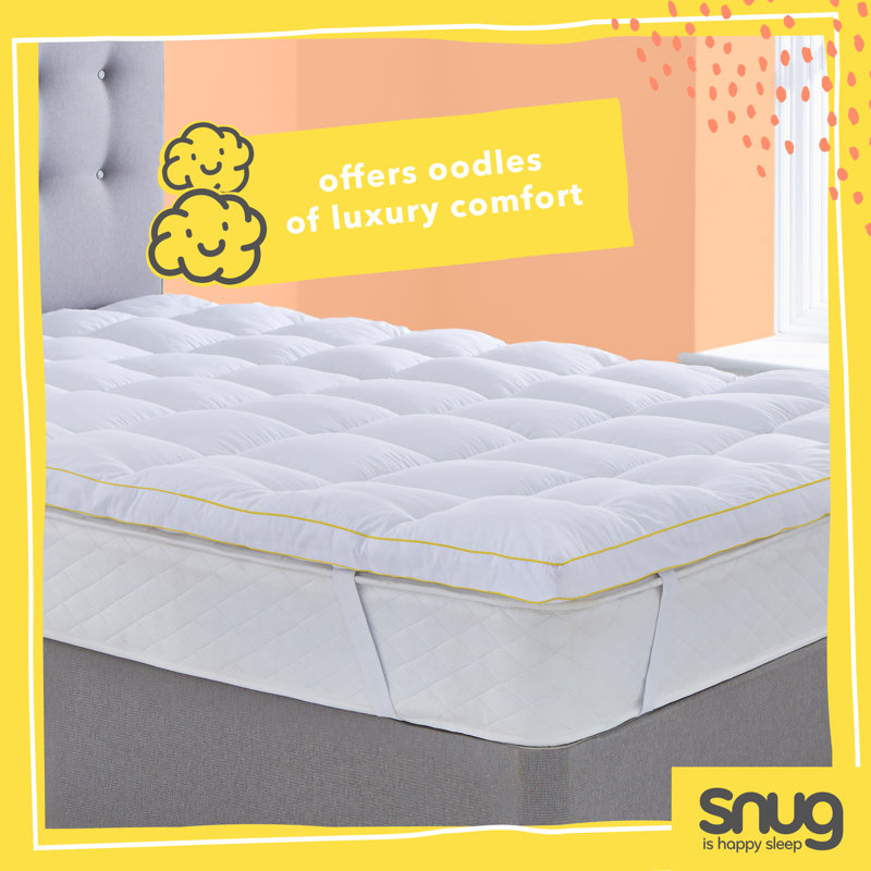 Snug Deeply Dreamy 10 cm Deep Eco Friendly Mattress Topper, Single (3')