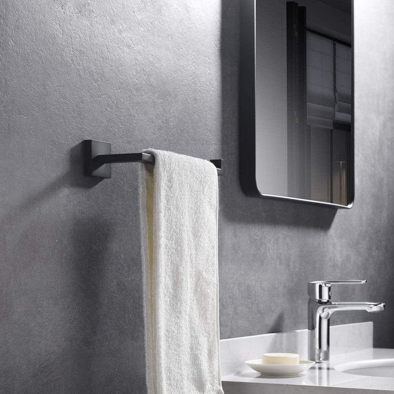 Ensemble de quincaillerie de salle de bain 3 pièces, Noir mat