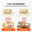 Tambour de tombola, peut contenir 2 500 billets ou 100 balles de ping-pong