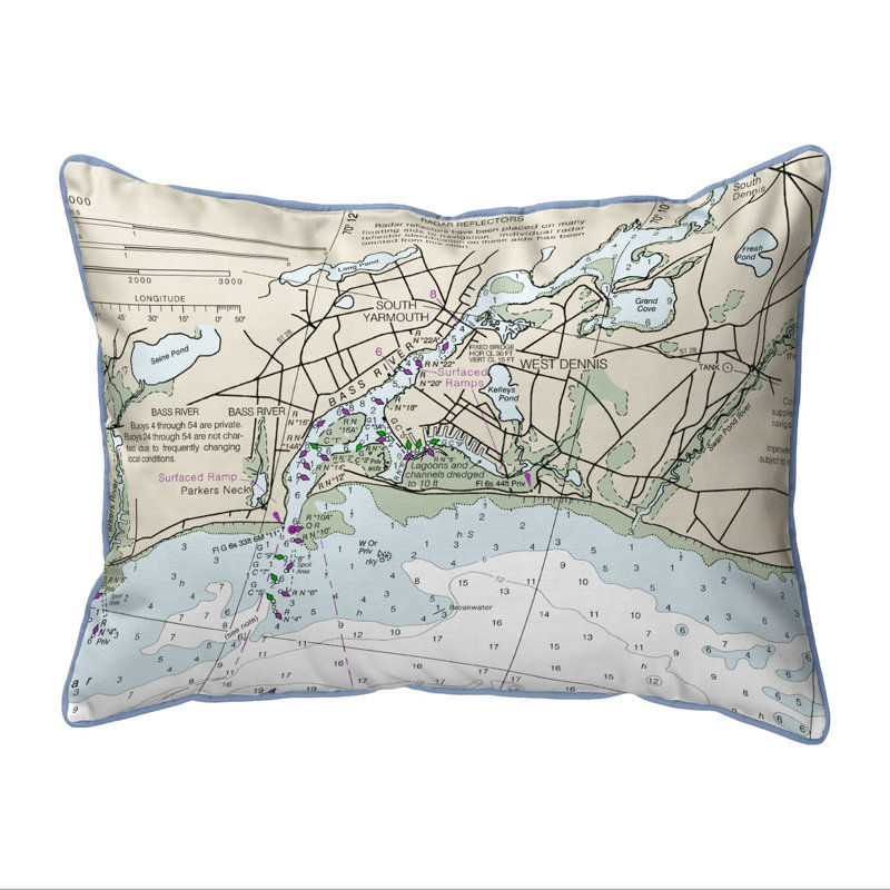 Coussin extérieur Bass Bass MA, 20 po x 24 po