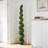 Artificial Spiral Topiary Tree 7FT Outdoor Boxwood Plant for Patio Garden Entrance Decor