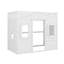 Twin House Loft Bed With Ladder-1716051126