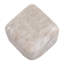Orbe cube moderne en marbre pour décorations de salon - objet décoratif sculptural pour table, tablette et décoration de salon - beige-398325303