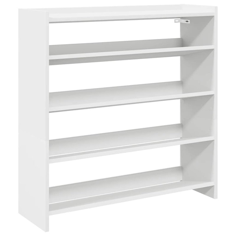15 Pair Shoe Rack, White