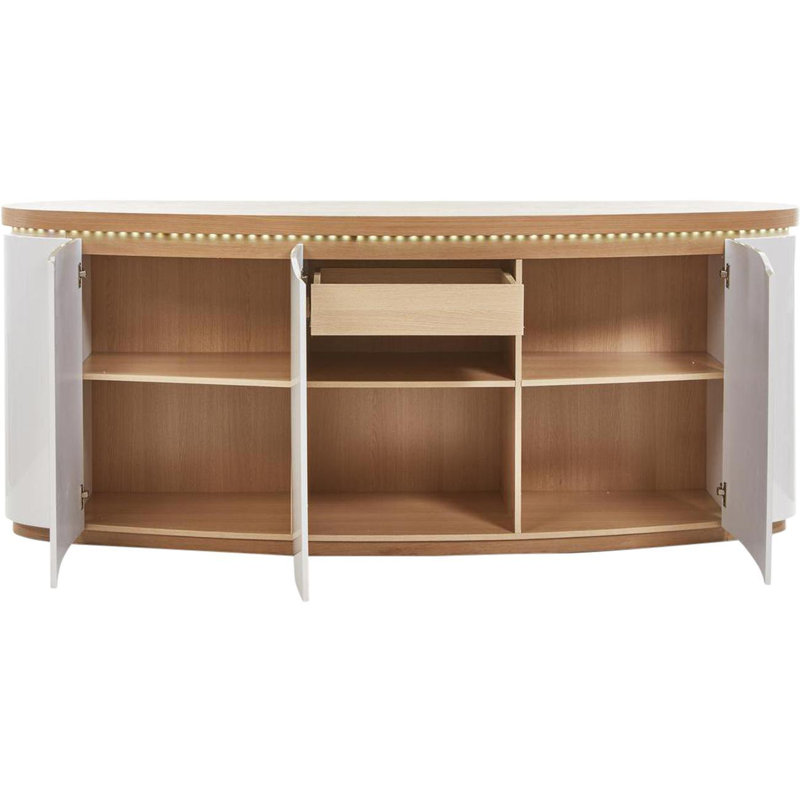 Gregg 55cm Sideboard, Beige/White