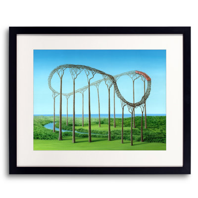 Infinite Rollercoaster Fun Print by Marlene Llanes