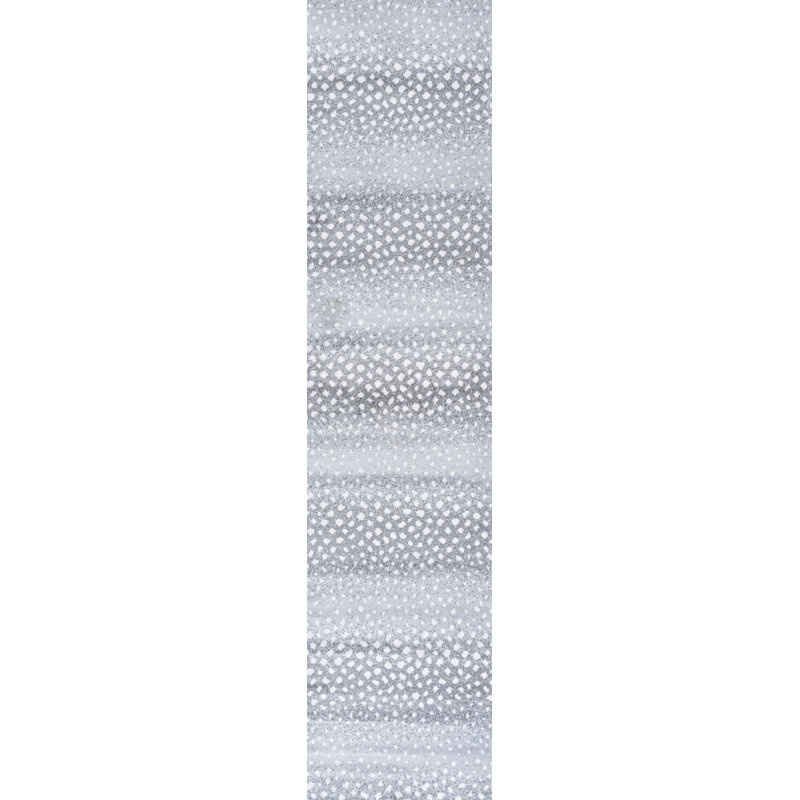 Lindholm Modern Animal Light Gray/Cream Rug, Runner 2' x 8'