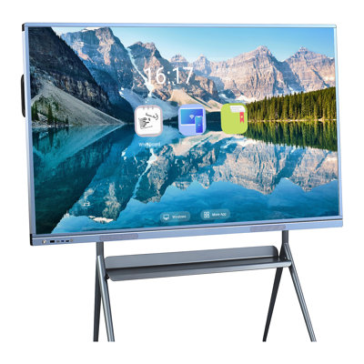 Tableau interactif JYXCN, révolutionnez votre espace! Tableau blanc interactif à écran tactile tout-en-un avec système double et partage de nuage - pour l'éducation et le bureau
