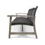 Canapé d'extérieur 3 places en bois d'acacia-130498111