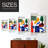Colorful Shapes I Framed Print - Solid Wood-1198169833