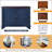 40"  Console Table with Storage Shelf, Retro Entryway Table with Adjustable Storage Shelf-440749323