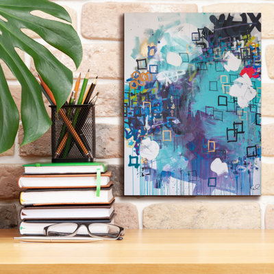 Toile épique Graffiti «Ticking All The Boxes 1» par Kent Youngstrom, 12 po x 16 po