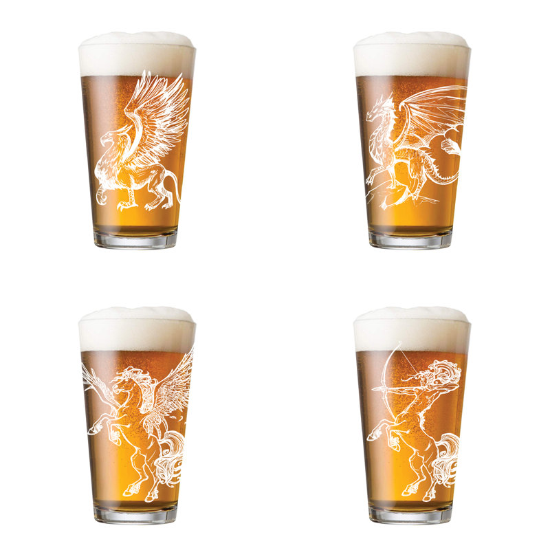 Canberra 16oz. Handmade Pint Glass Set