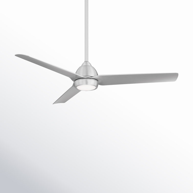54" Mocha 3 - Blade Outdoor/Indoor Smart Propeller Ceiling Fan with Remote Control Included
