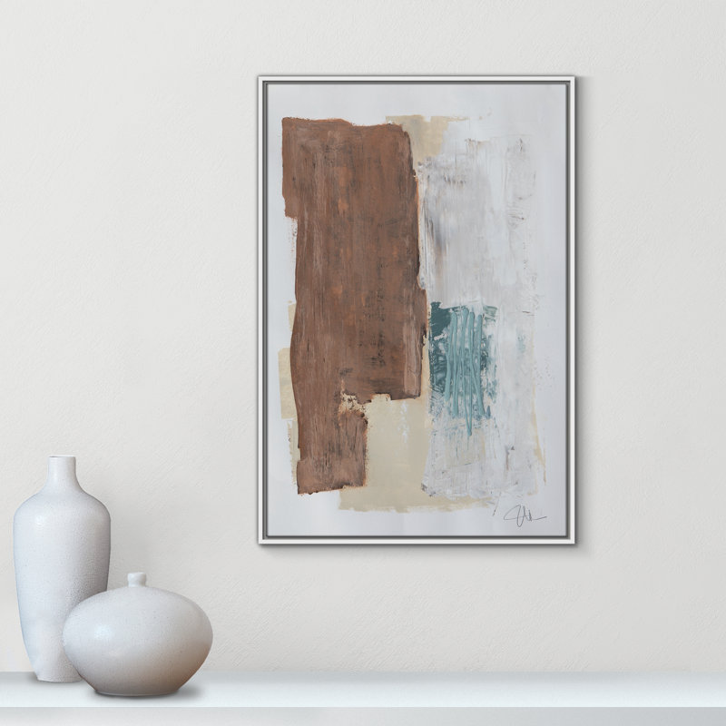 Together We Work " Together We Work I " by Filippo Ioco, 37.5'' H x 25.5'' W x 2'' D, White Framed