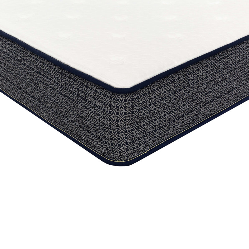 Matelas simple hybride ferme de 10 pouces avec housse en tricot rafraîchissant, matelas en mousse viscoélastique gélifiée dans une boîte