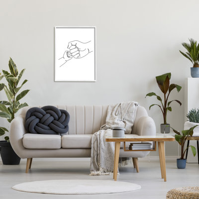 «Fist Bump Family Hands», impression sur toile