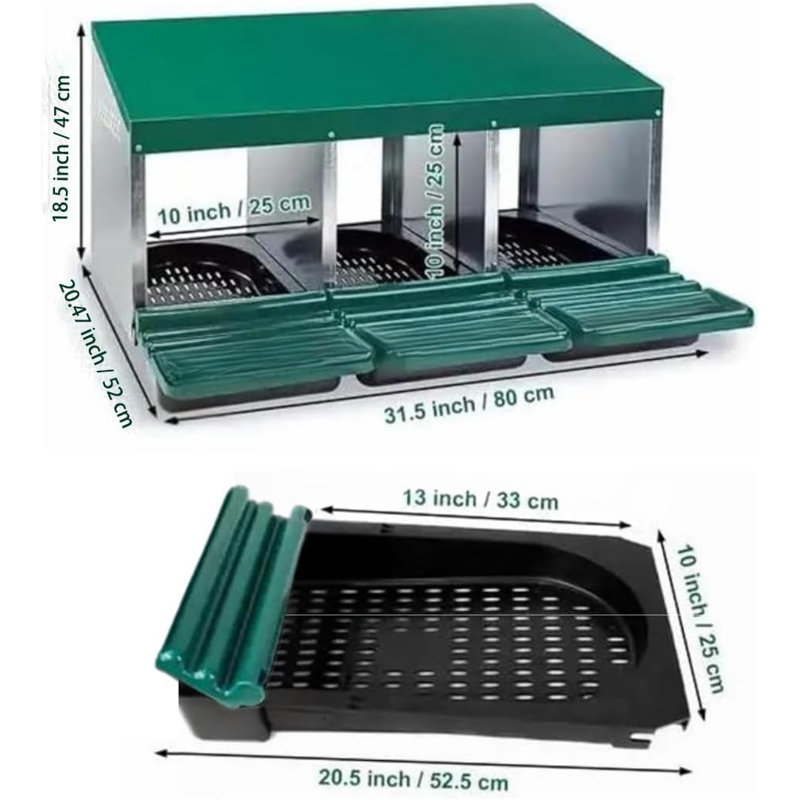 Nesting Boxes, Green