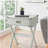 White 1-drawer End Table