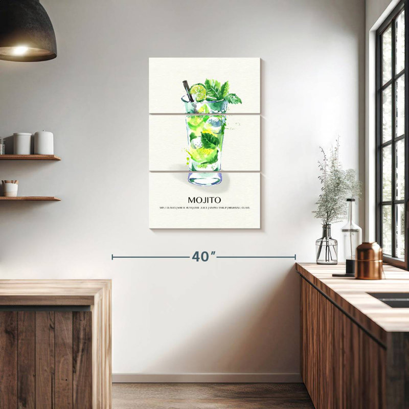 Tergel Mojito Glass, 38" H x 24" W