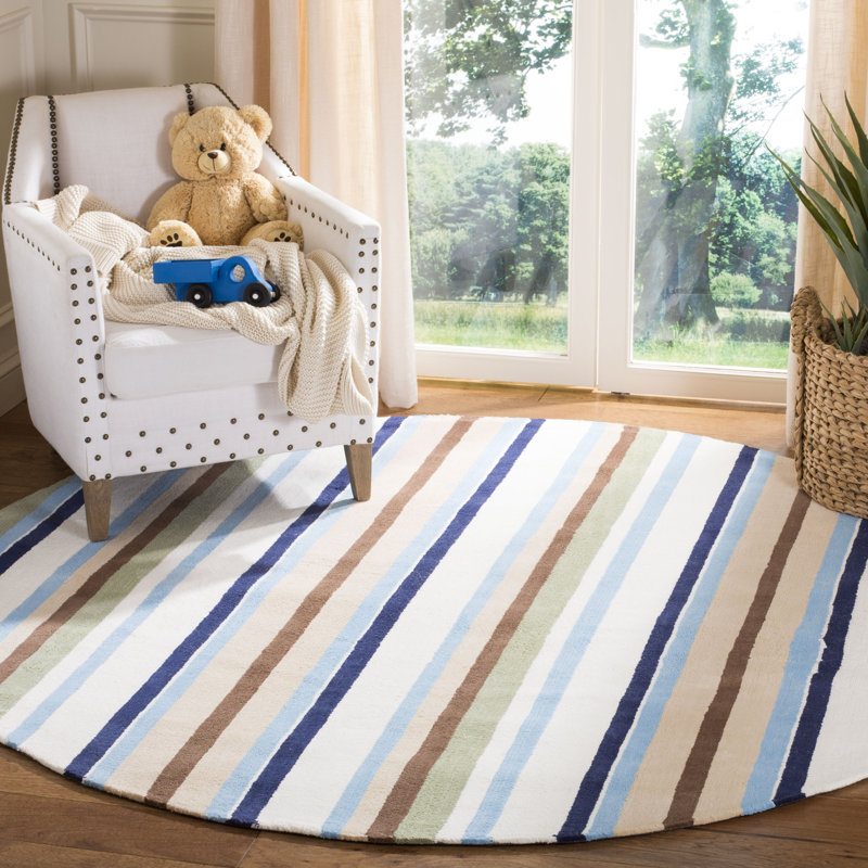 Claro Cotton Rug, Round 6'