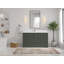Meuble-lavabo simple autoportant de 60 po avec plateau en quartz Alys (option poignées)
