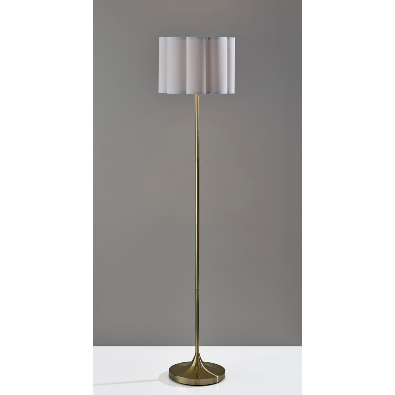 Elodie Floor Lamp, Antique Brass