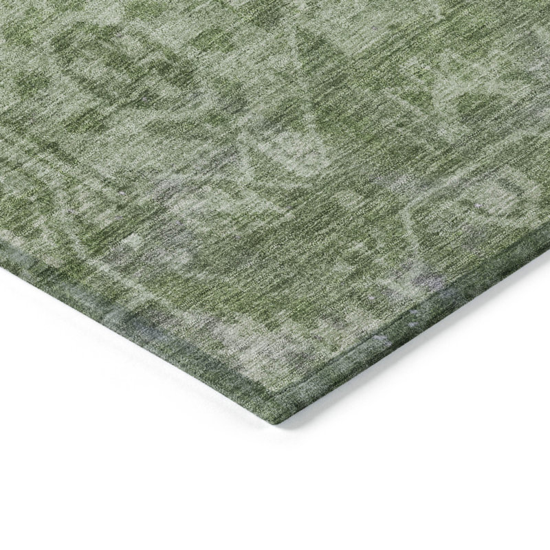 Machine Washable Indoor/Outdoor Christain ACN1228 Rug, Runner 2'3" x 7'6"