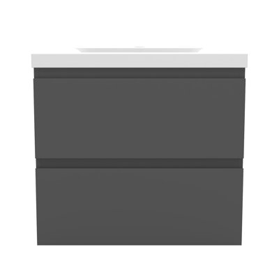 Nikoma 600mm Single Bathroom Vanity with Drop In Ceramic Basin