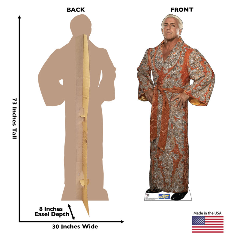 Ric Flair 73'' Life-Size Cardboard Standup with Orange Robe