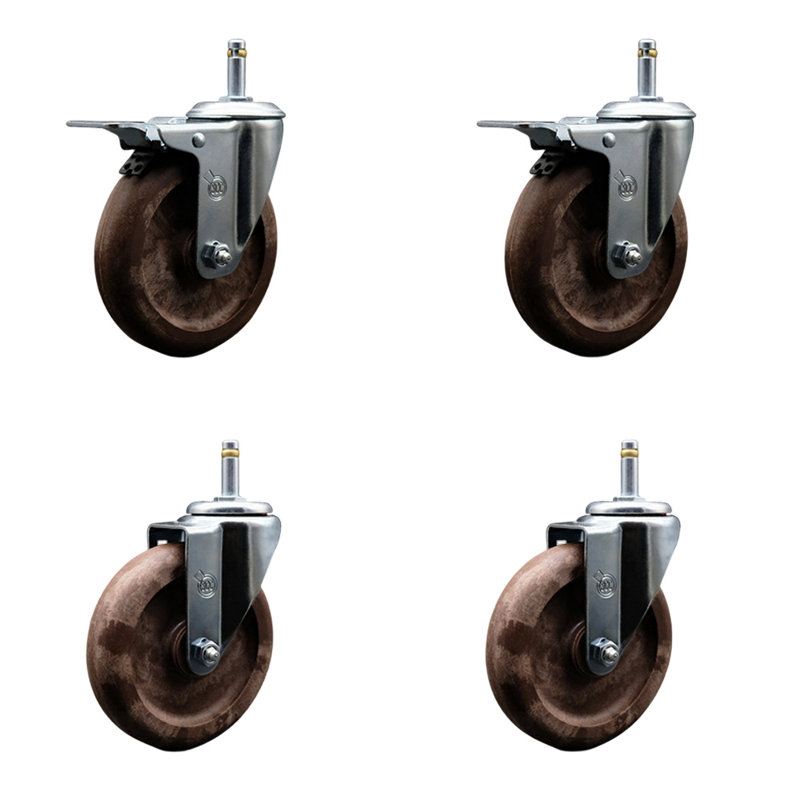 High Temp Gla Filled Stem Caster Set