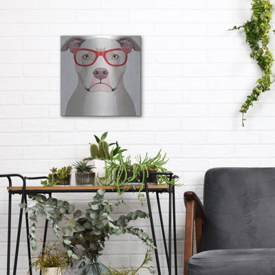«Pitbull portant des lunettes de hipster» par les affiliés Furbaby