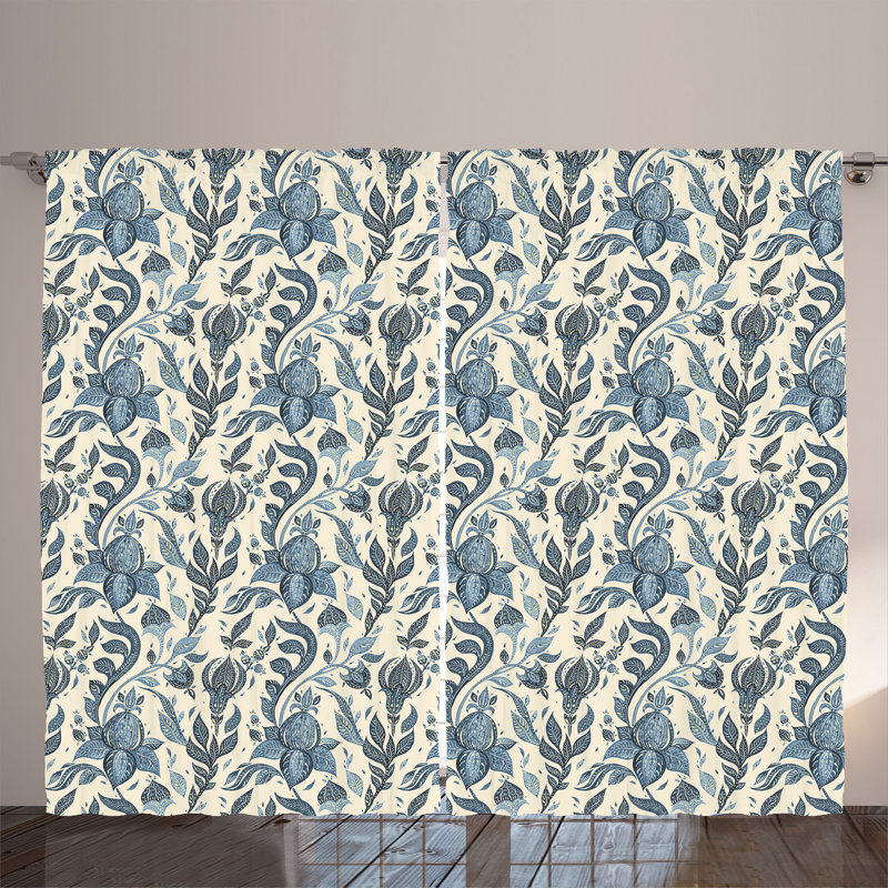 Semi Sheer Curtain Pair