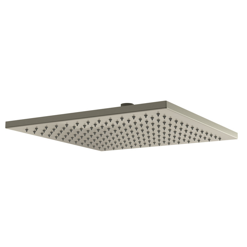 Pomme de douche à pluie 12 po Riobel, Nickel brossé