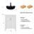 Kreutzer 24.4'' Single Bathroom Vanity with Manufactured Wood Top-872938425-872938426-891726688