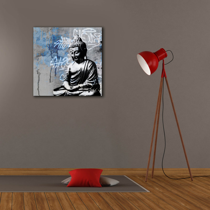 Bungalow Rose «Wall Buddha» par Svetlana Aleynikova, art mural sur toile, H 26 po x l 26 po