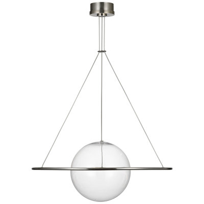Barbara Barry Cosmos 28" Ring and Orb Chandelier