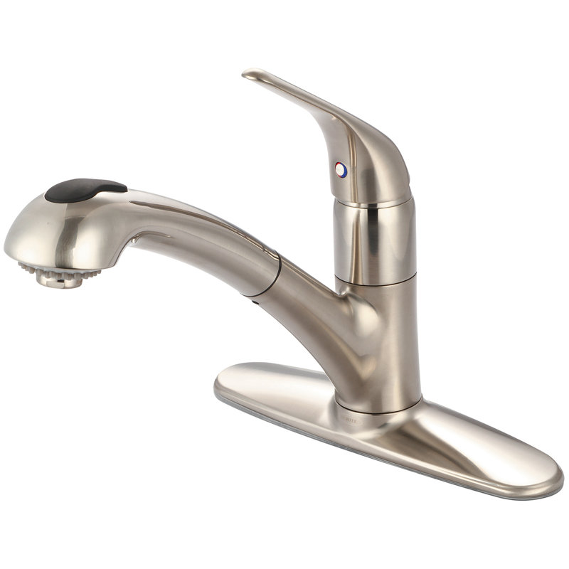 Pioneer Legacy Pull Out Kitchen Faucet, Brushed Nickel