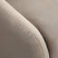 Chaise d'appoint pivotante en faux alpaga Lena