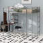 Lit mezzanine pour enfants avec 2 tablettes et 1 bureau Gatland-1346974021-1346974016