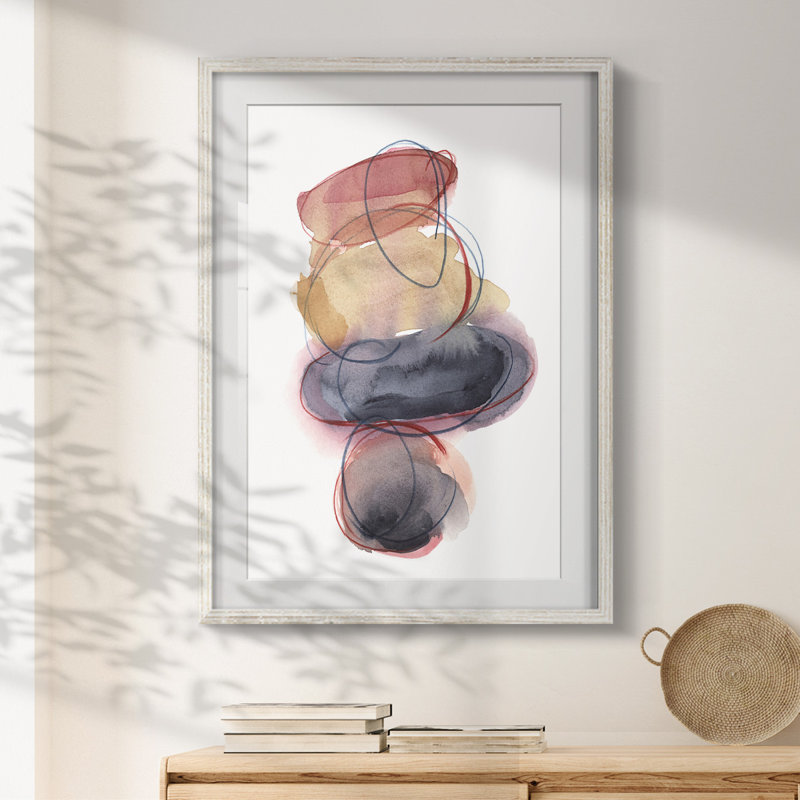 «Balancing Act I», reproduction encadrée, H 25,5 po x l 17,5 po, Blanc