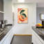 Art mural en verre Winston Porter «Collage Peach» par Momart-128350827