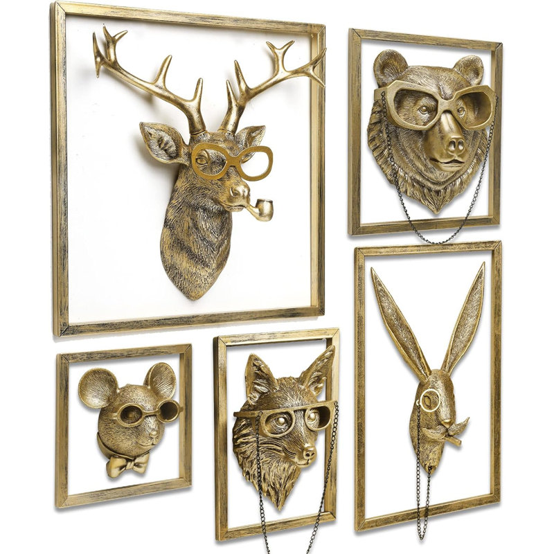 Animal Sculpture Head Hanging Decoration